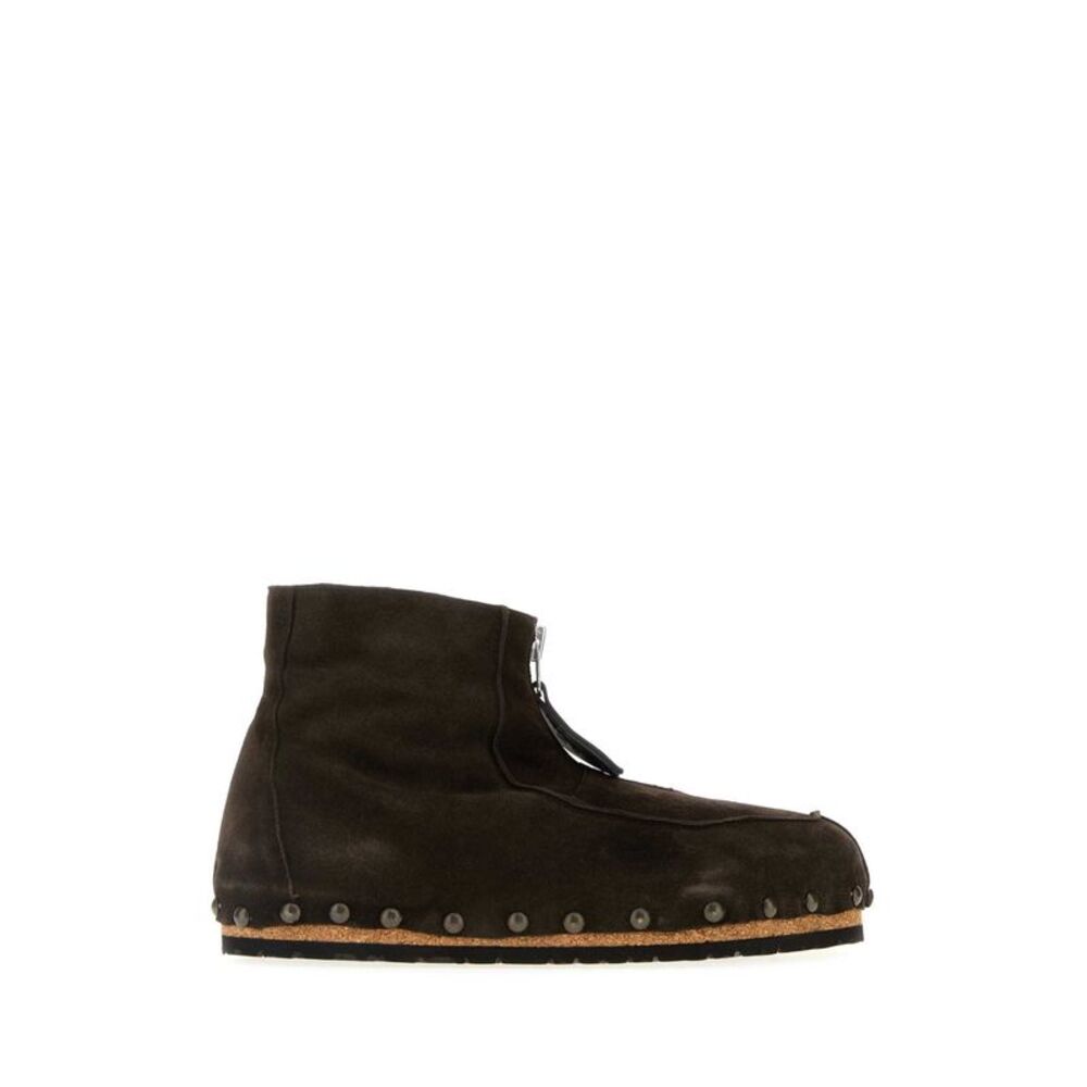 Magliano Men Dark Brown Suede Ankle Boots